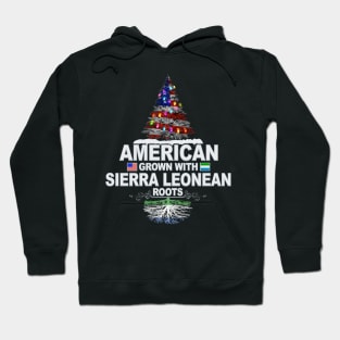 Christmas Tree  American Grown With Sierra Leonean Roots - Gift for Sierra Leonean From Sierra Leone Hoodie